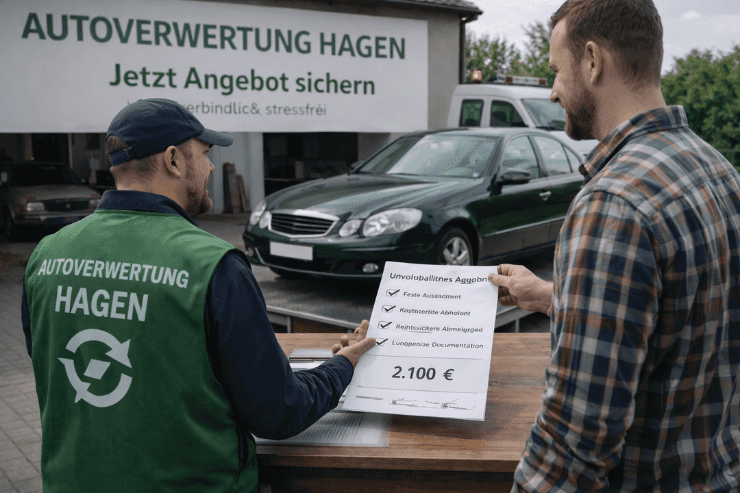 Jetzt Angebot sichern – Ihr direkter Einstieg in die Autoverwertung Marl